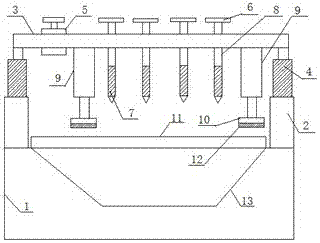 Plank punching device