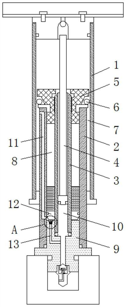 A high-pressure pump cooling mechanism