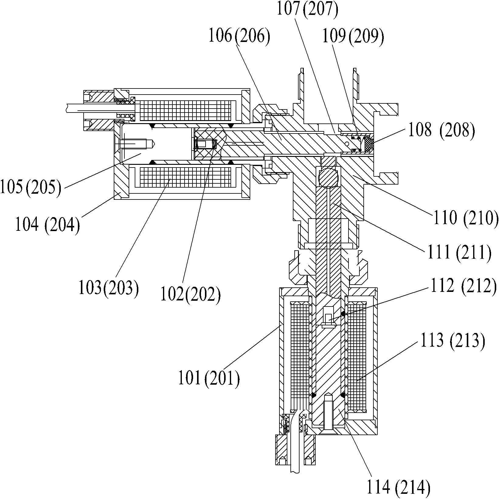 Ultra-high pressure protection device for high-pressure explosion-proof solenoid valve