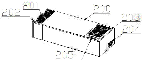 Data center machine cabinet apparatus and emergency heat dissipation method therefor