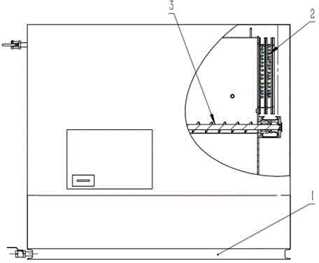 Automatic bullet warhead collecting device