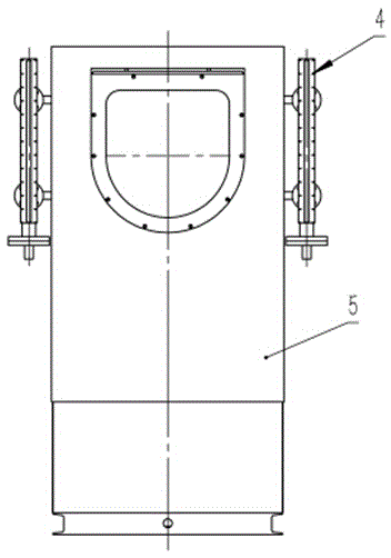 Automatic bullet warhead collecting device