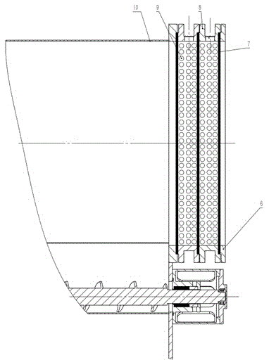 Automatic bullet warhead collecting device