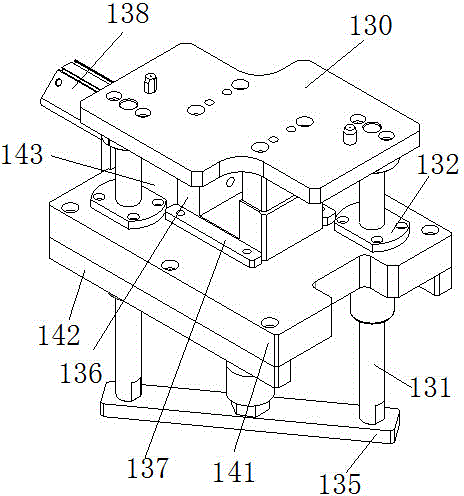 Upper top positioning mechanism of compressor front cover assembling machine