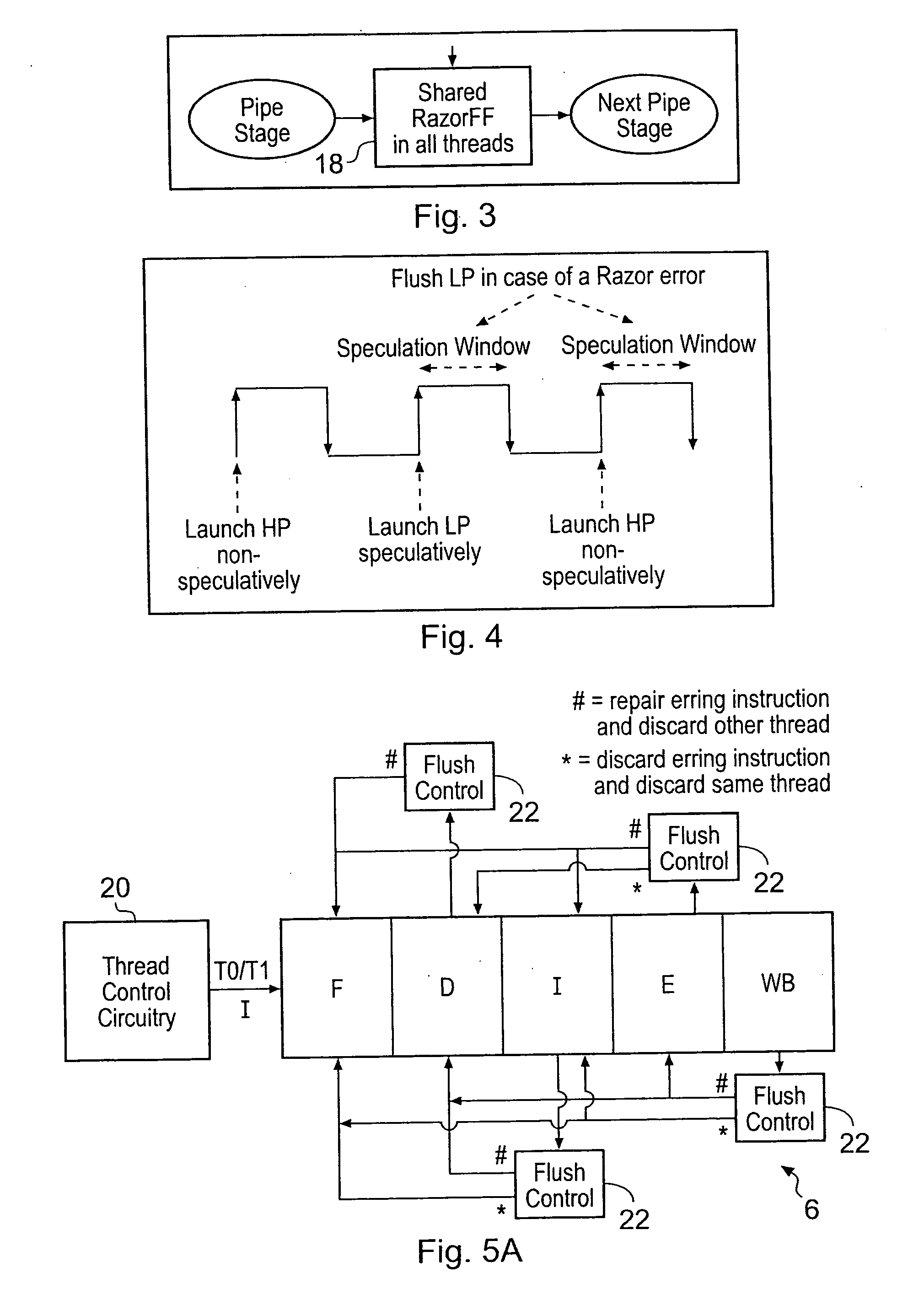 Error recovery following speculative execution with an instruction processing pipeline