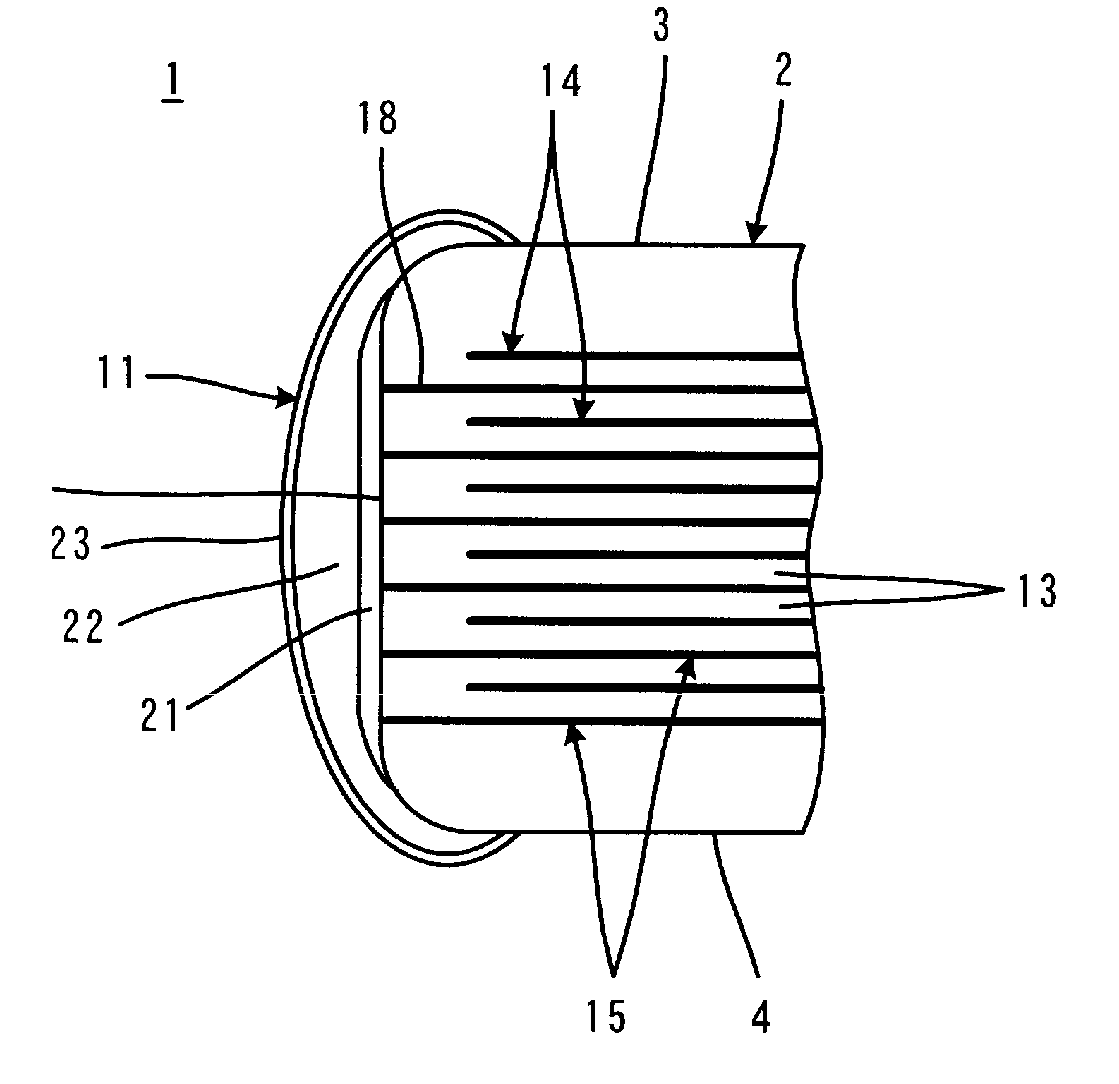 Monolithic electronic component