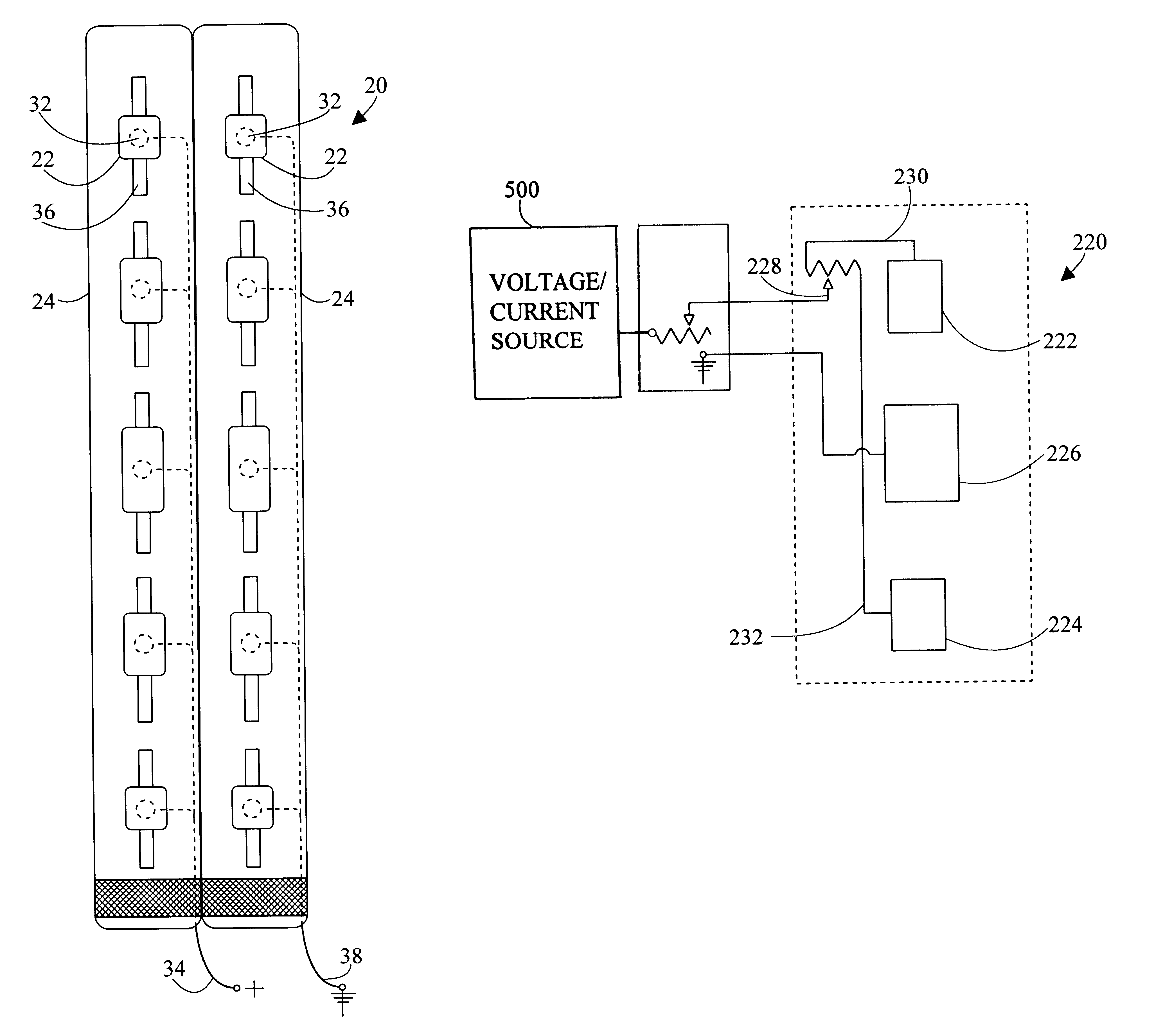 Device for administrating electro-muscle stimulation and method of use