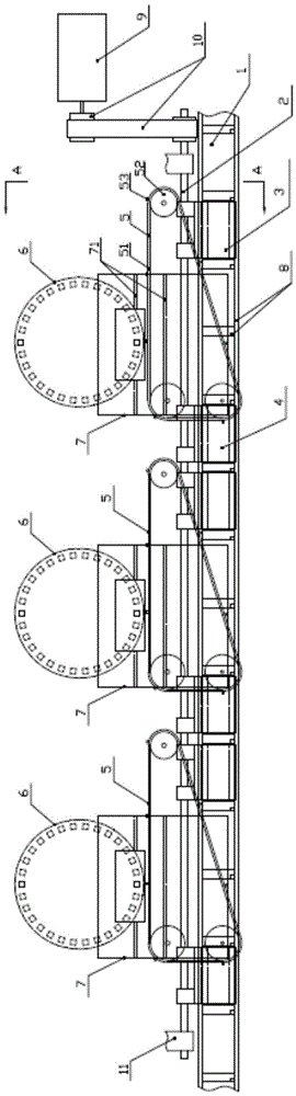 Card conveying device and card conveying method of smart card coding equipment