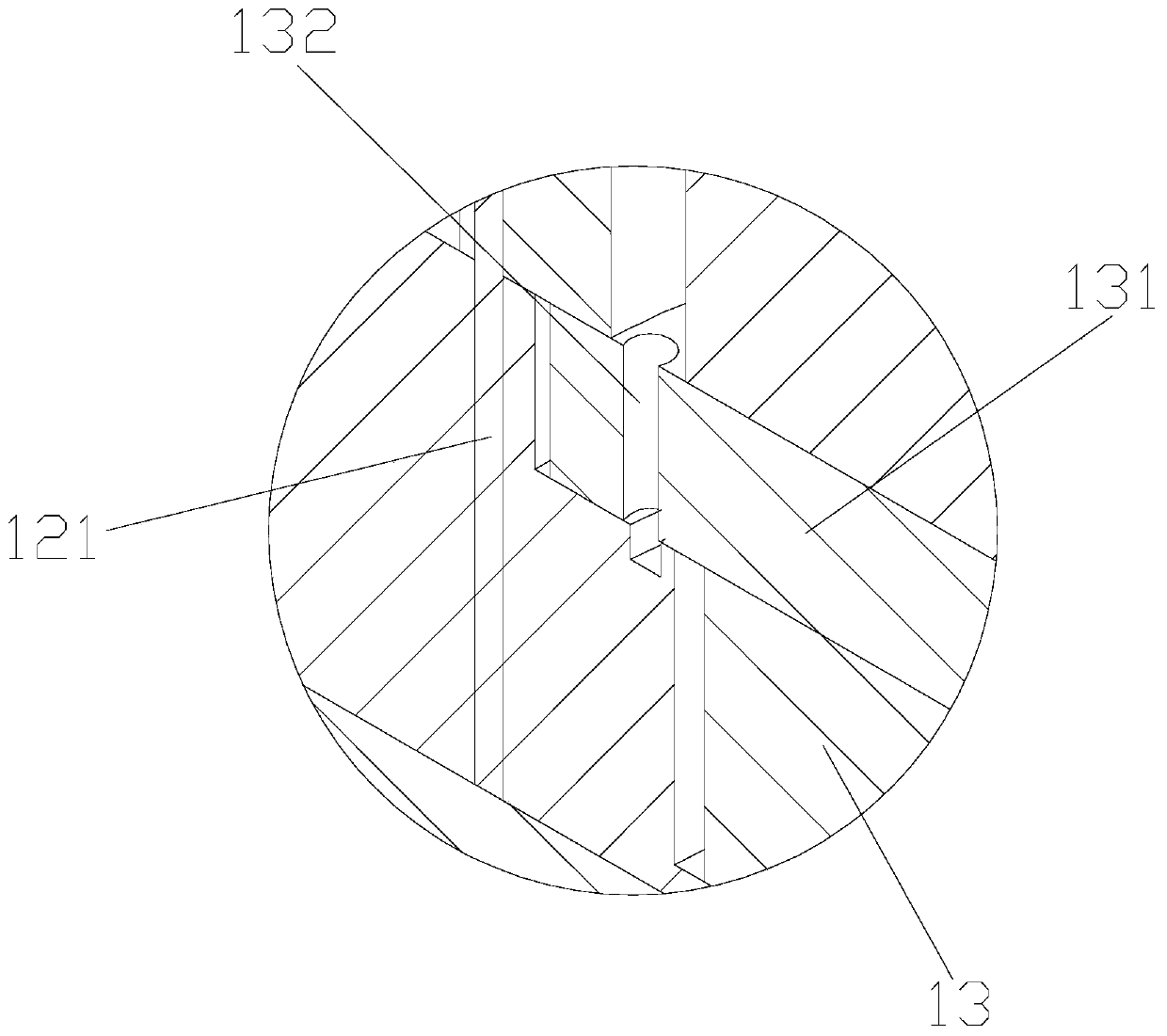 Yellow mud treatment device for wine jar sealing