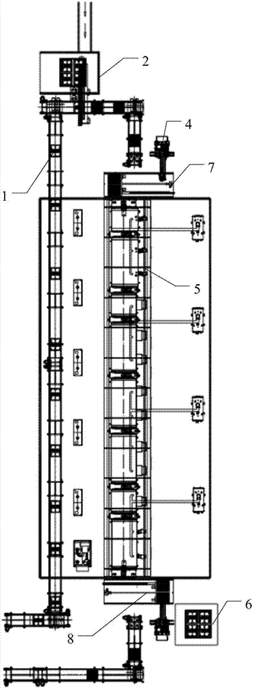 High-vacuum intelligent tunnel type baking line