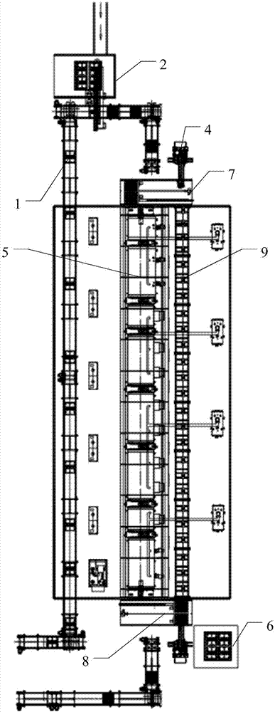 High-vacuum intelligent tunnel type baking line