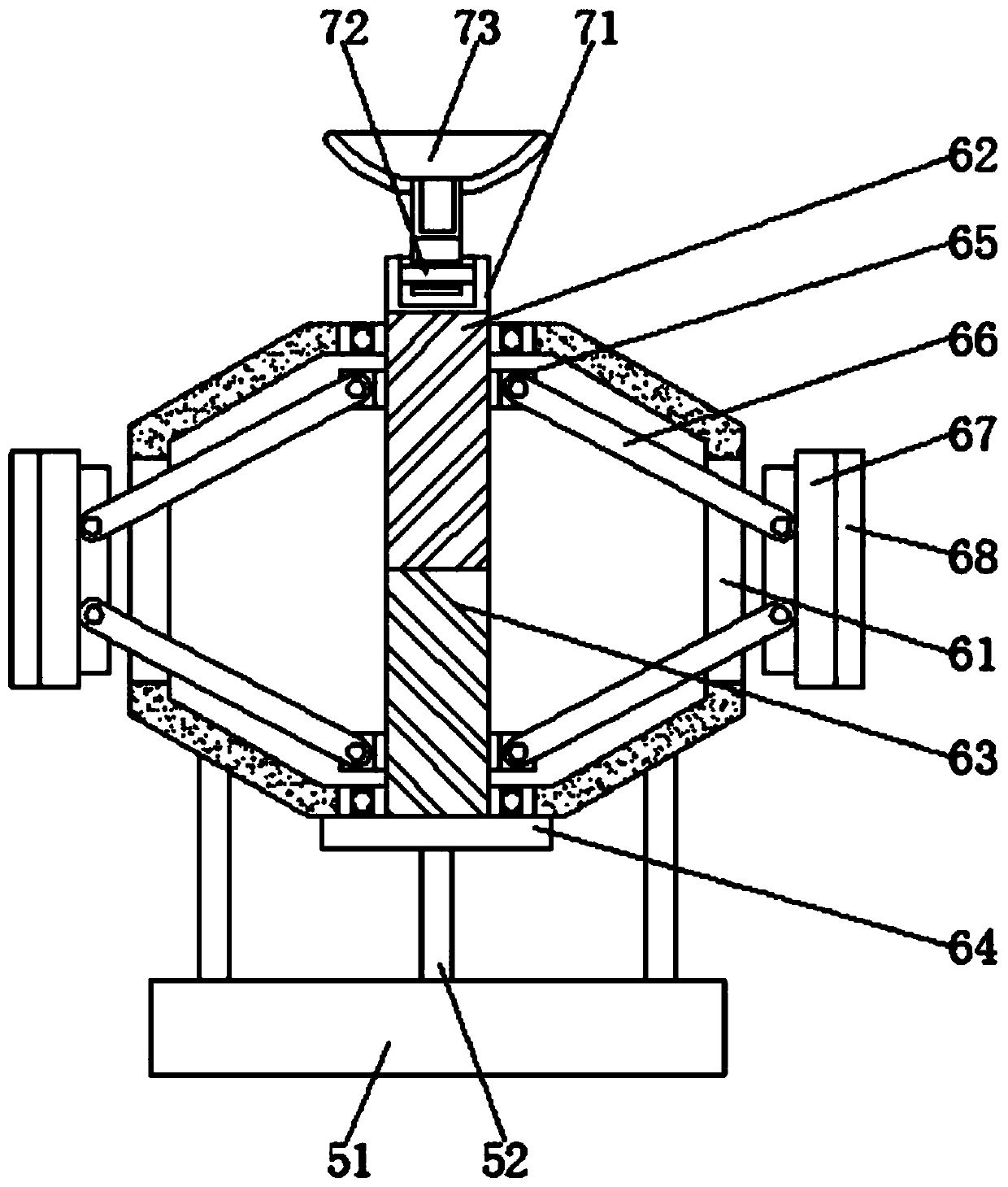 Bottle body label removing device and method for circular canned bottle recycling