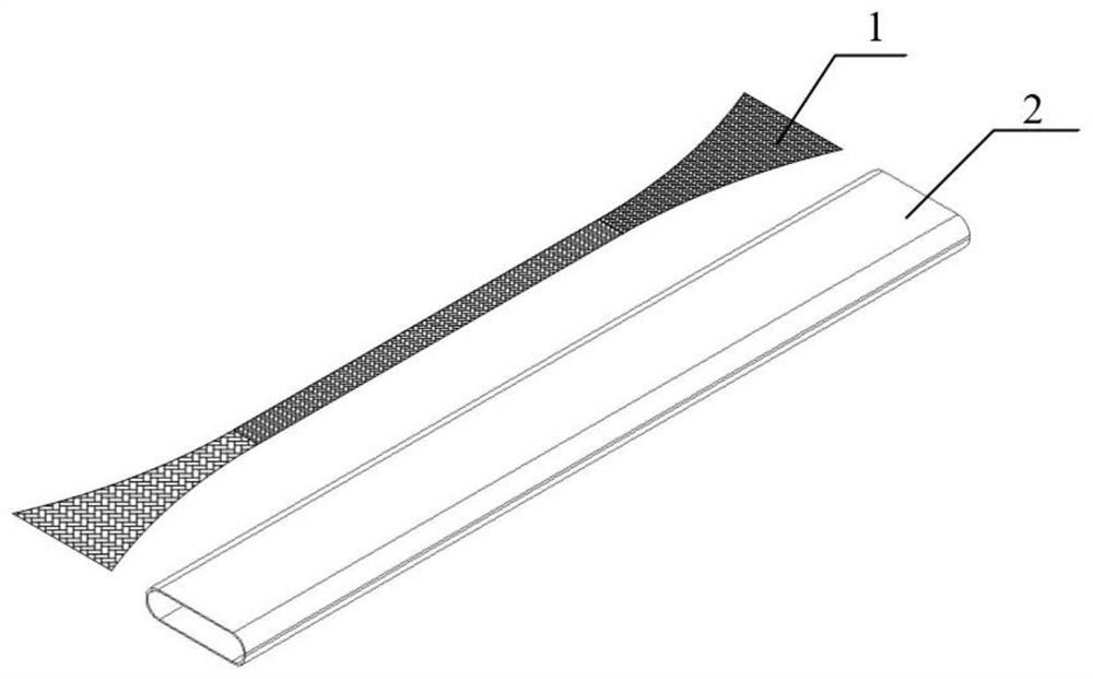 Porous special-shaped composite wick micro heat pipe and preparation method thereof