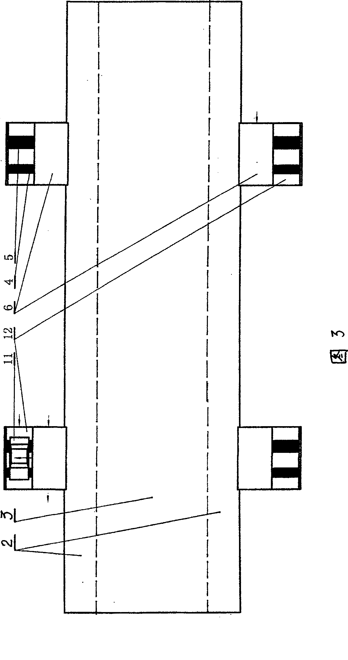 Double alley way layered carrying rollaway side by side storing type mechanical type parking system