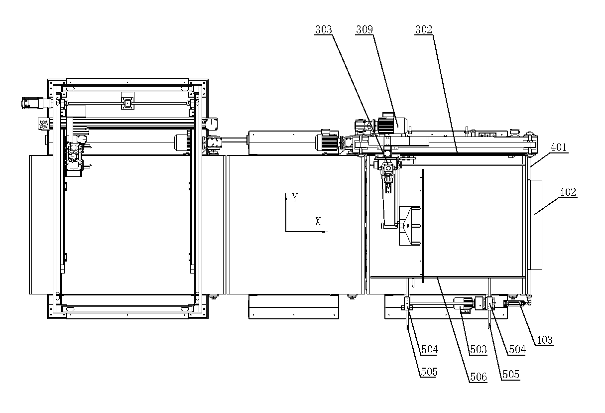 Truss box distribution robot