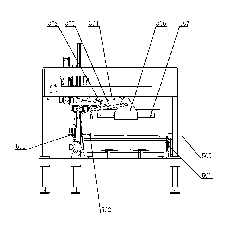 Truss box distribution robot