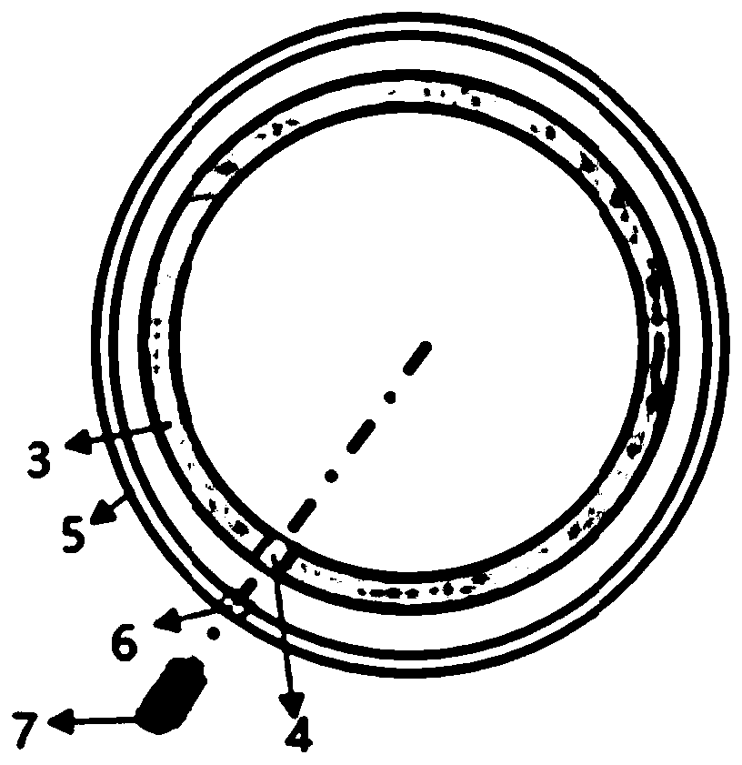 Czochralski crystal growing furnace and measurement control method for longitudinal temperature gradient of Czochralski crystal growing furnace