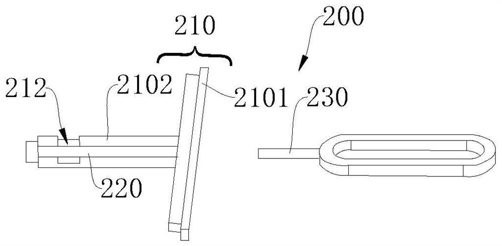 Card support structure and mobile phone