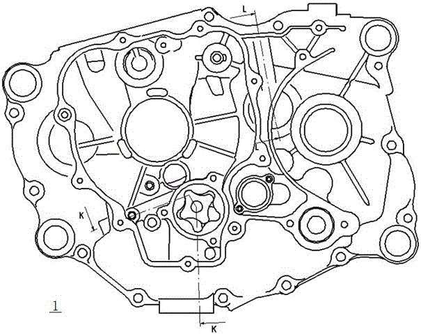 Double lubrication circuit structure for engine