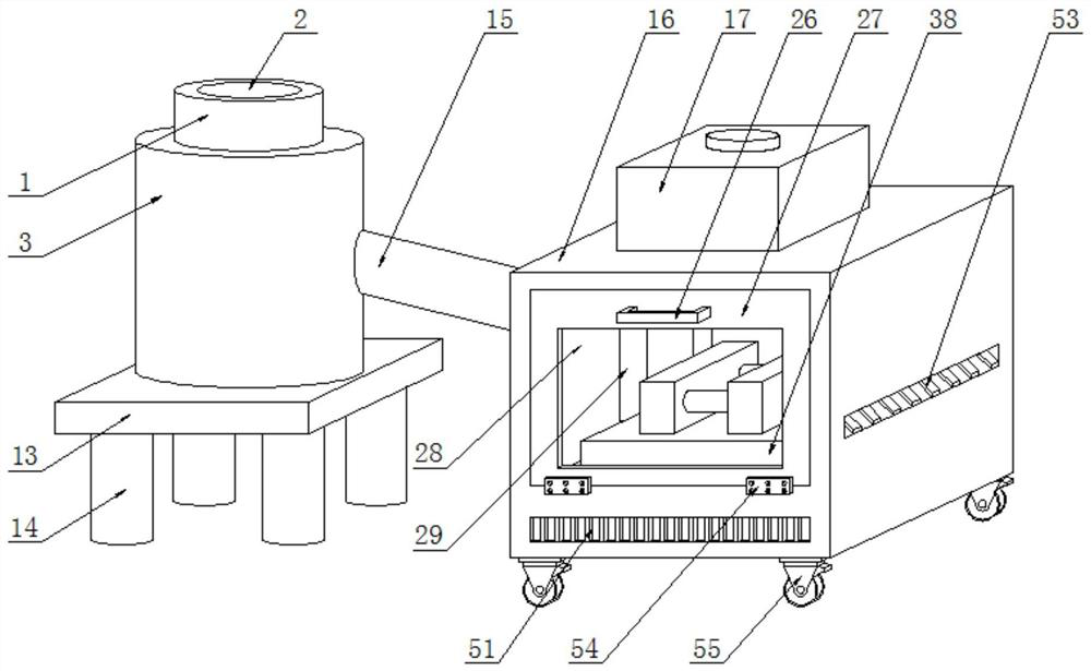 Electrostatic powder spraying equipment for electromechanical