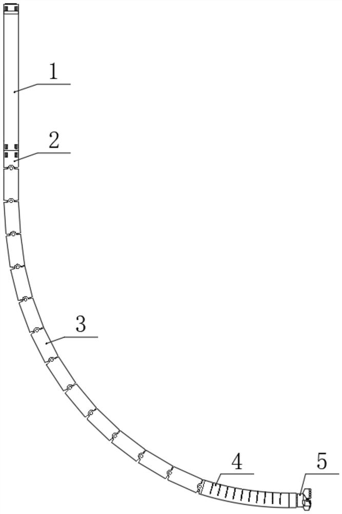 Small-radius drilling equipment capable of accurately controlling drilling direction