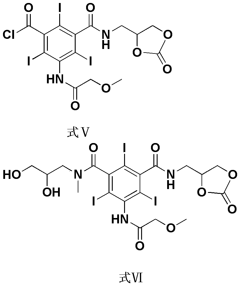 New method for preparing iopromide