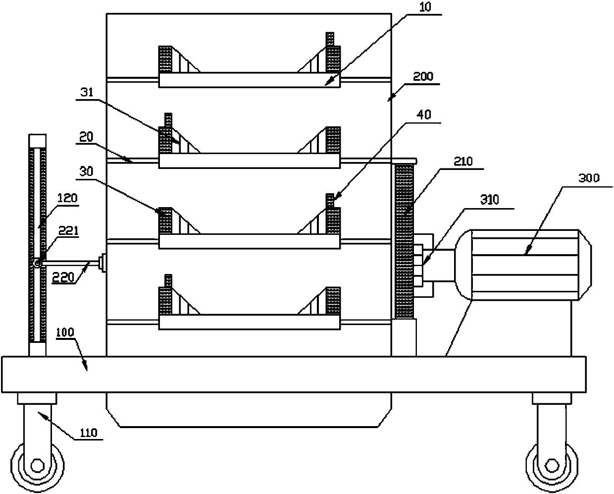 Storage device for textile machine