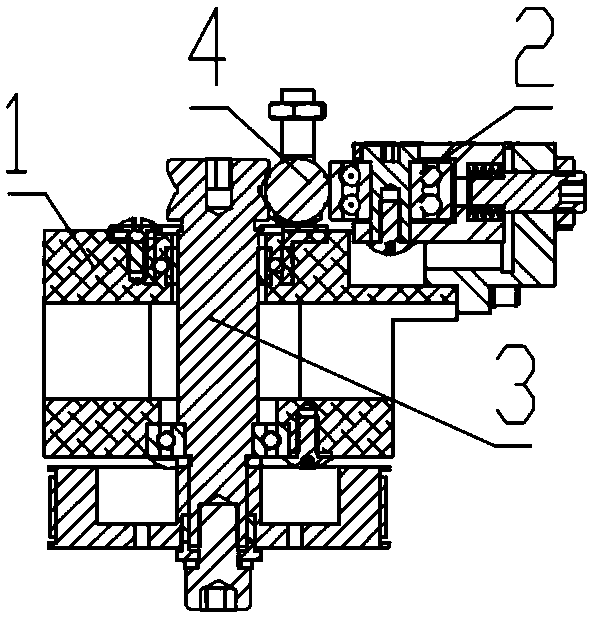 A friction rod transmission device