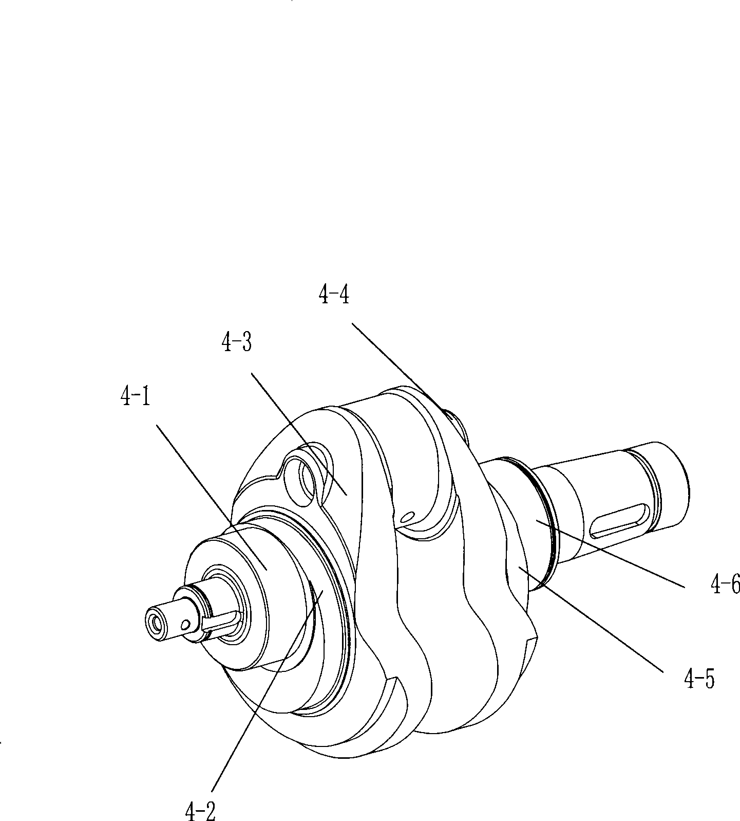 All balance method for single cylinder diesel and mechanism thereof