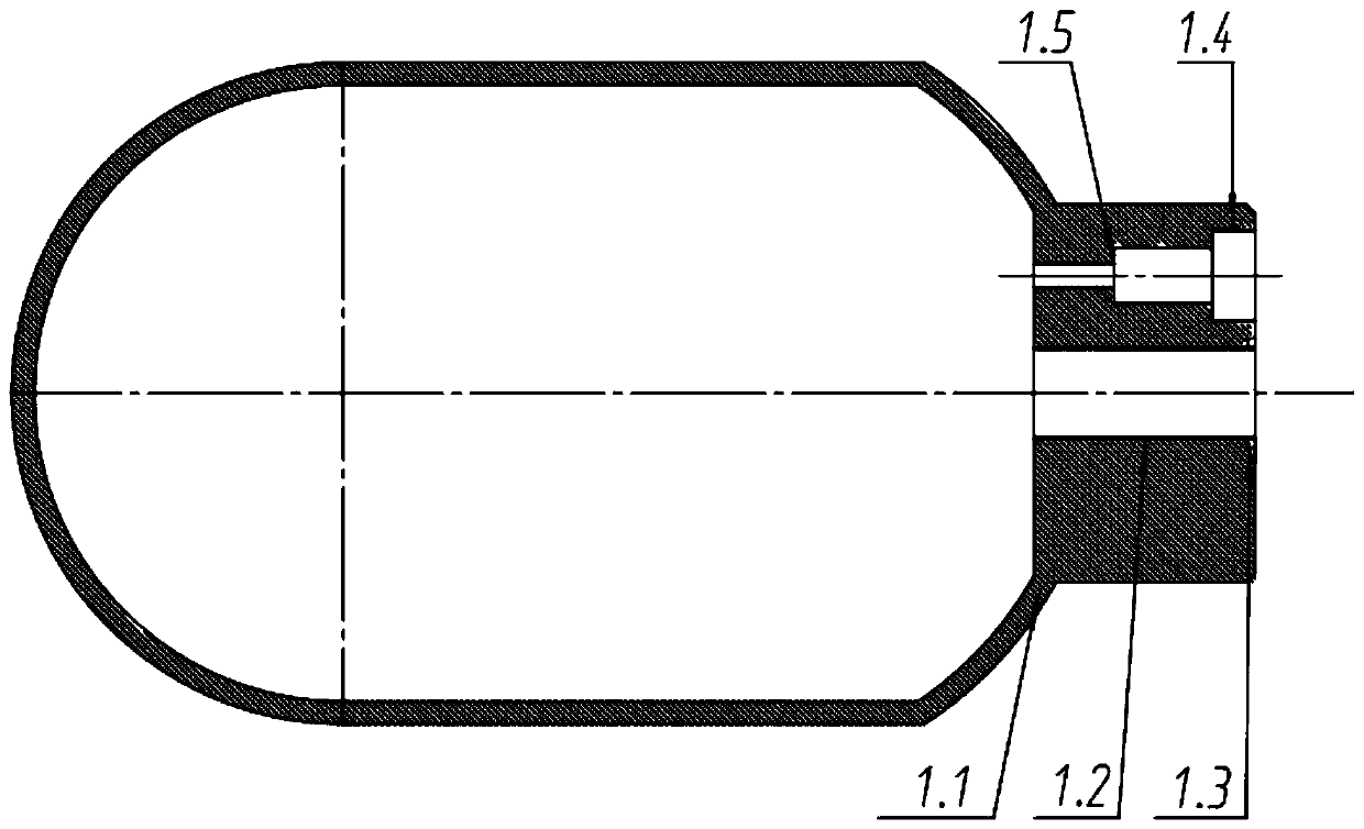 Opening self-pressure relief type gas storage bottle device