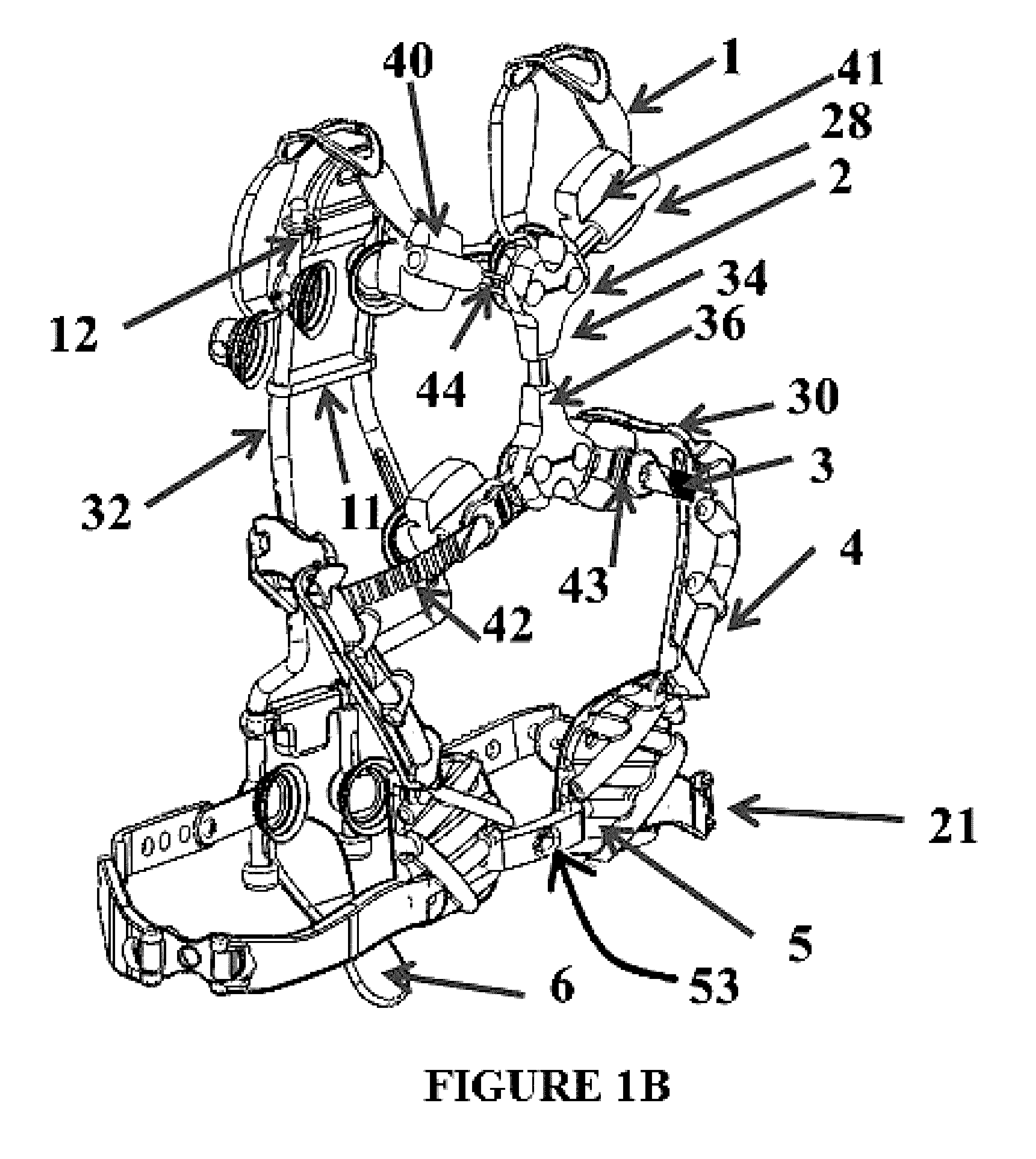 Adjustable dual function spinal exoskeleton active spinal orthosis