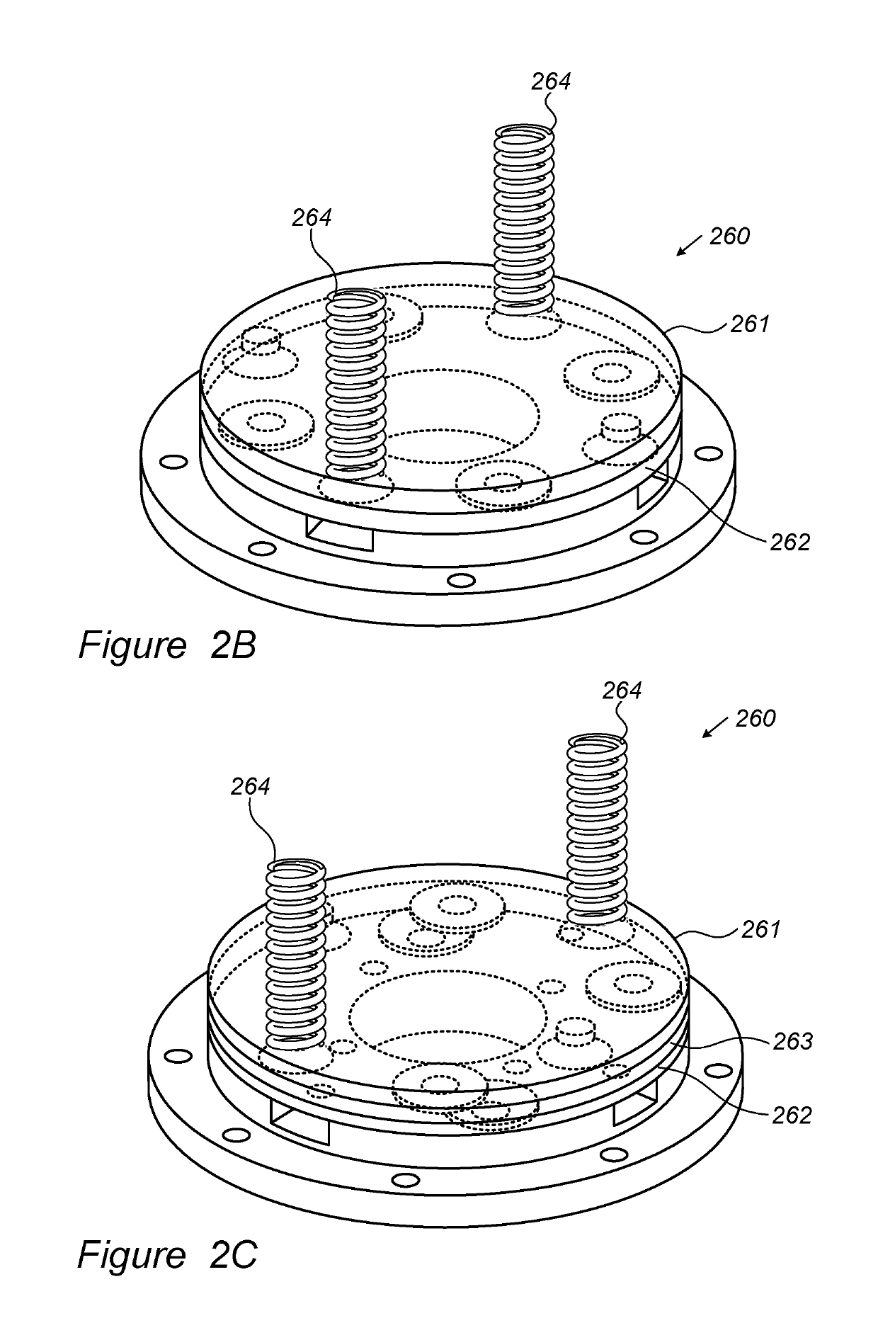 Multiple cell voluntary milking method and system, comprising a mobile milking robot having a minimal footprint