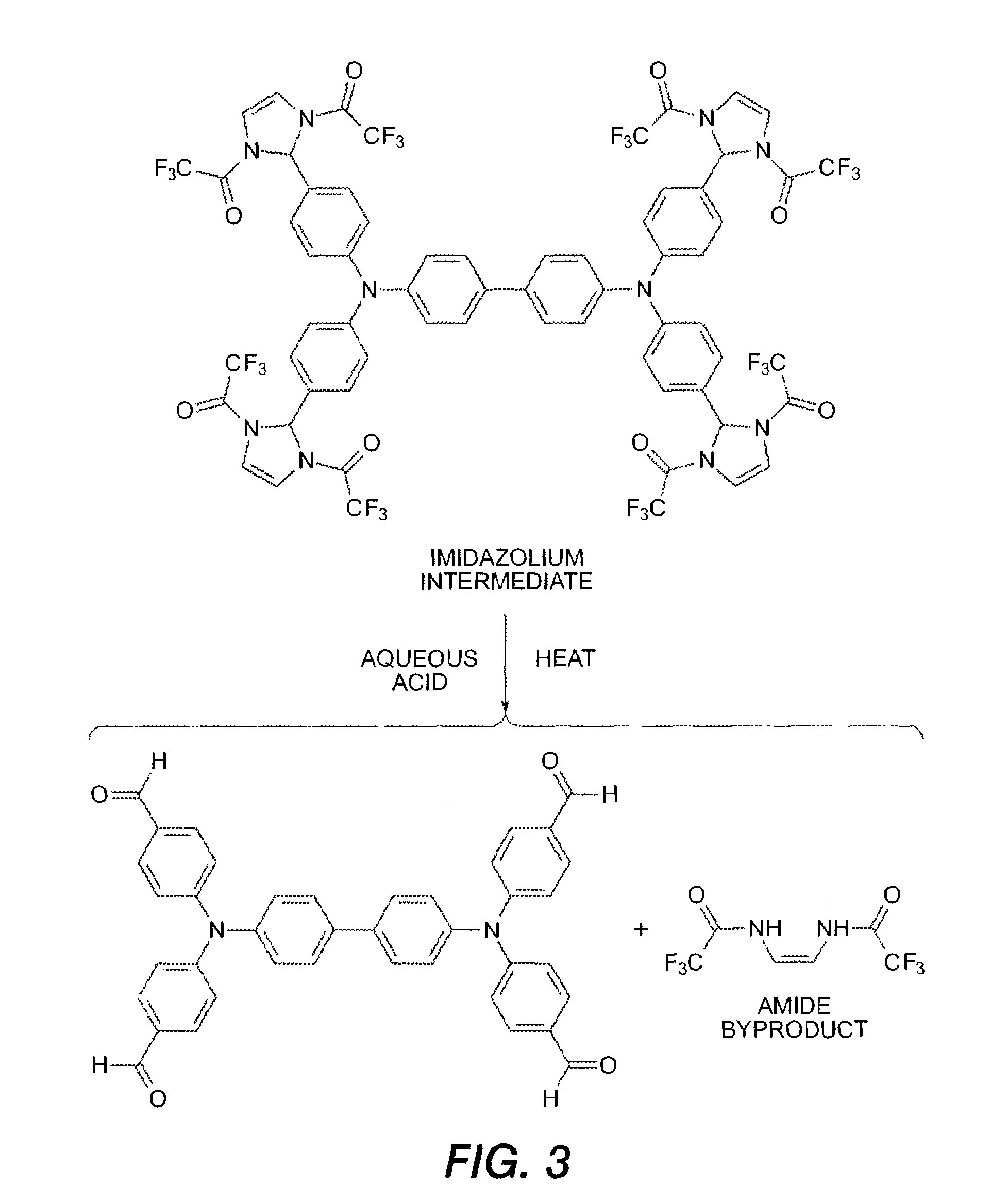 Electrophilic aromatic substitution with diacyl imidazolium