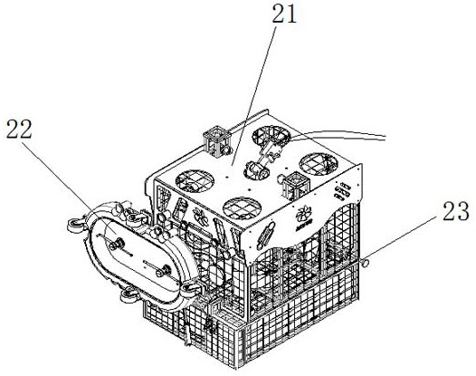 Underwater intelligent brushing robot