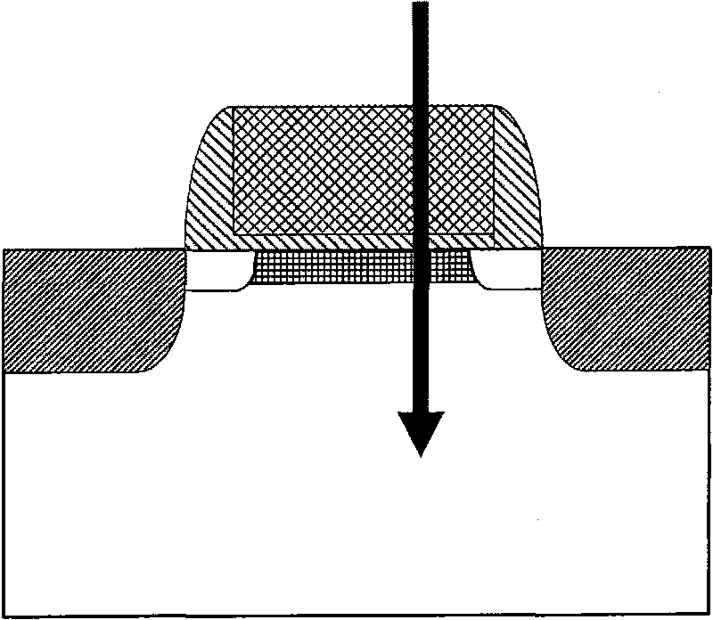 Method for evaluating displacement damage of radiation of CMOS device