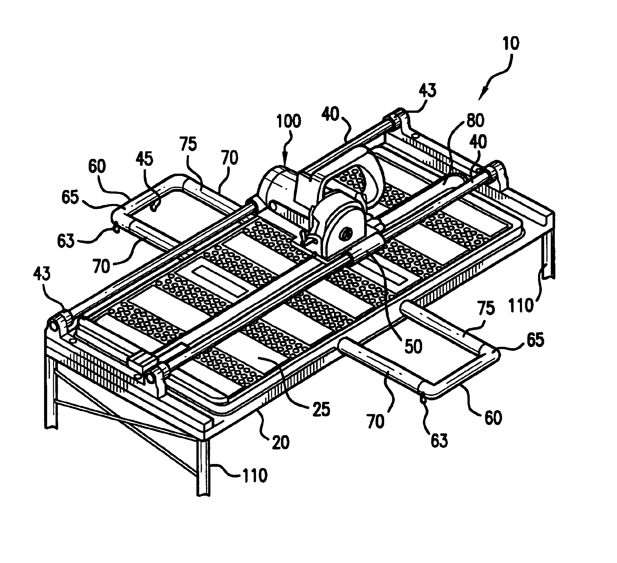 Power tool work table