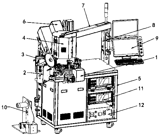 Detecting and sorting machine for SOT packaged products