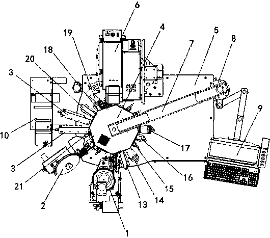 Detecting and sorting machine for SOT packaged products