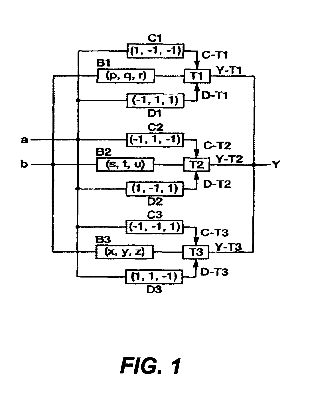 Three-valued logic function circuit