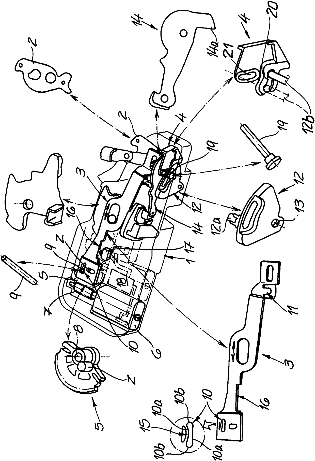 Motor vehicle door lock