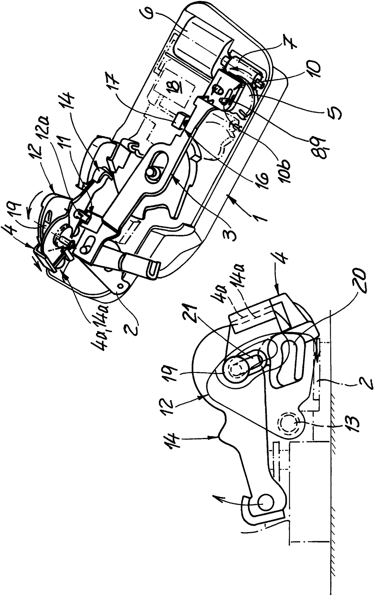 Motor vehicle door lock