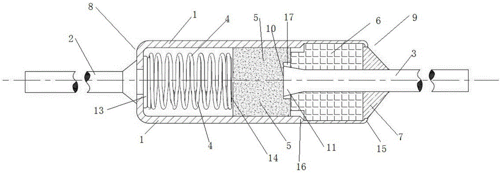 Temperature-sensing type change-over switch