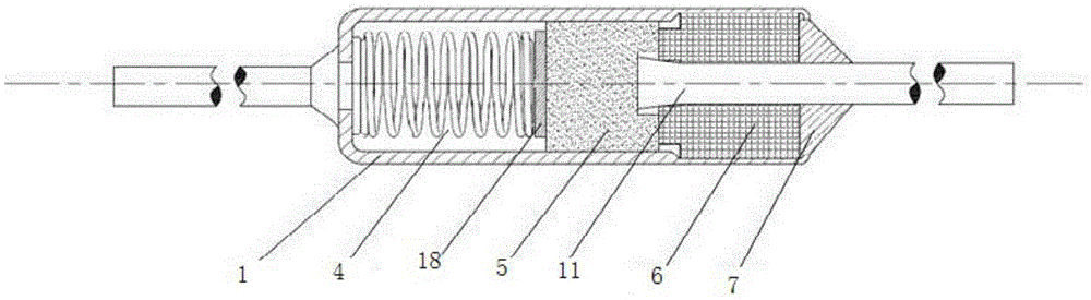 Temperature-sensing type change-over switch