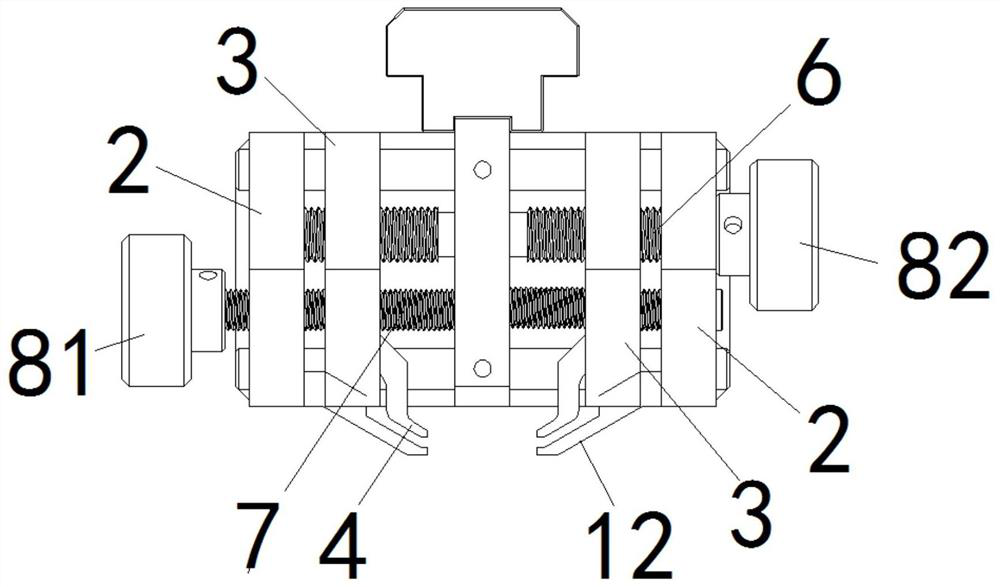 Wire harness terminal fixation double-layer fixture