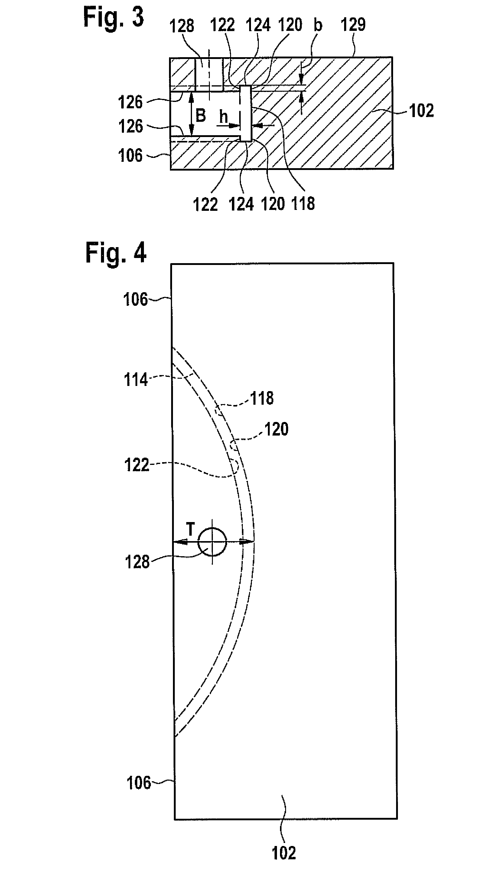 Connecting means and method of producing a connection between a first component and a second component