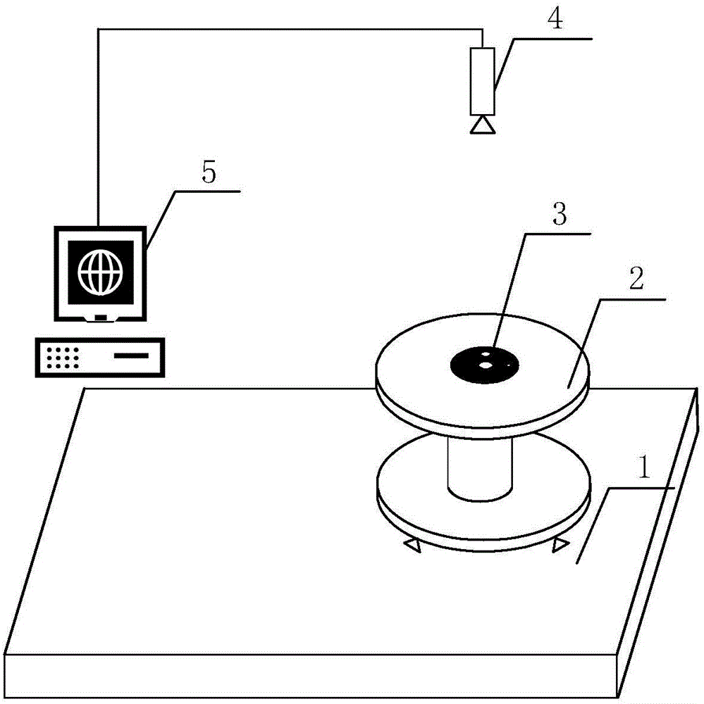 Visual precision positioning method for space free flight simulator