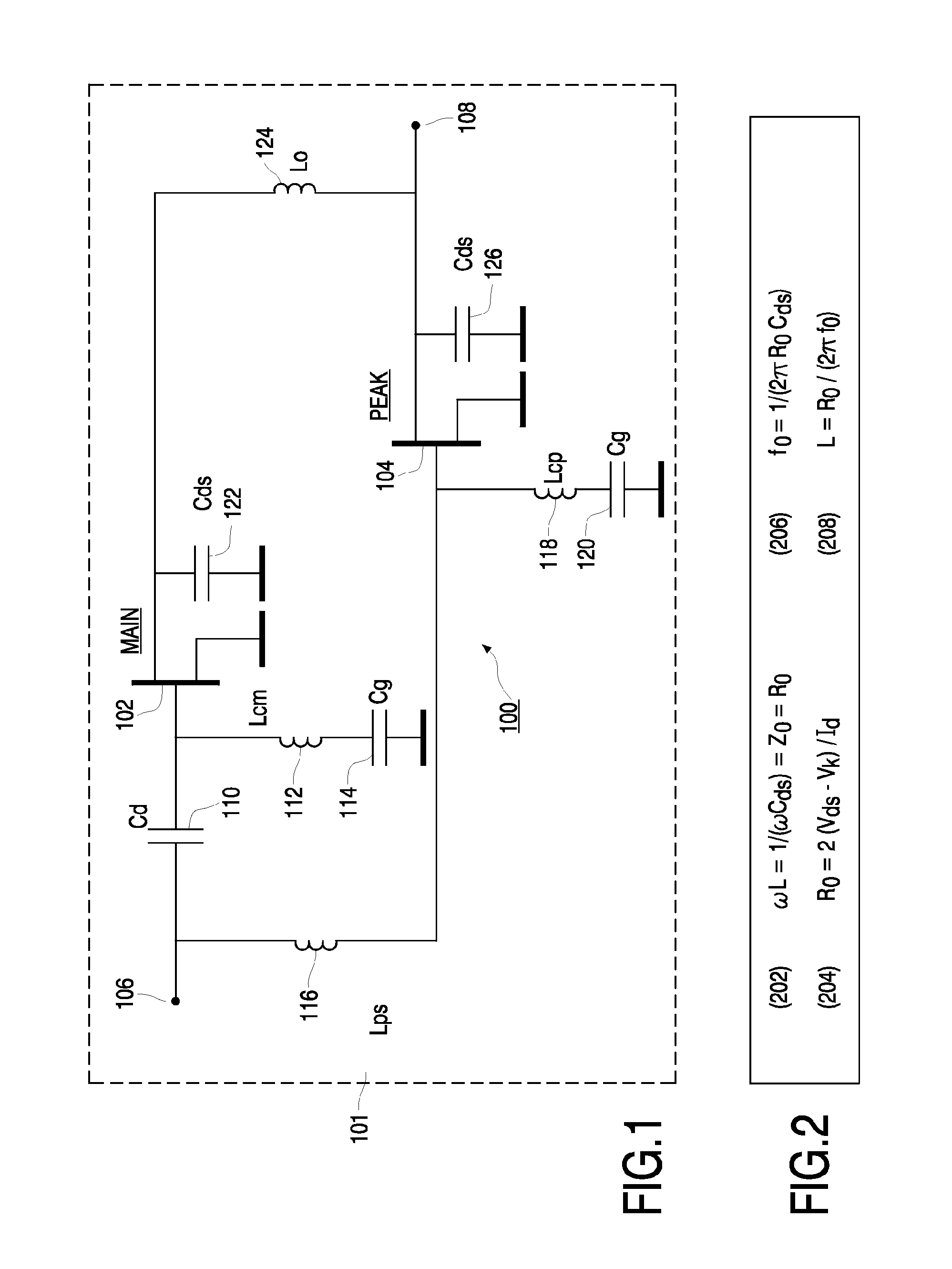 Integrated doherty amplifier