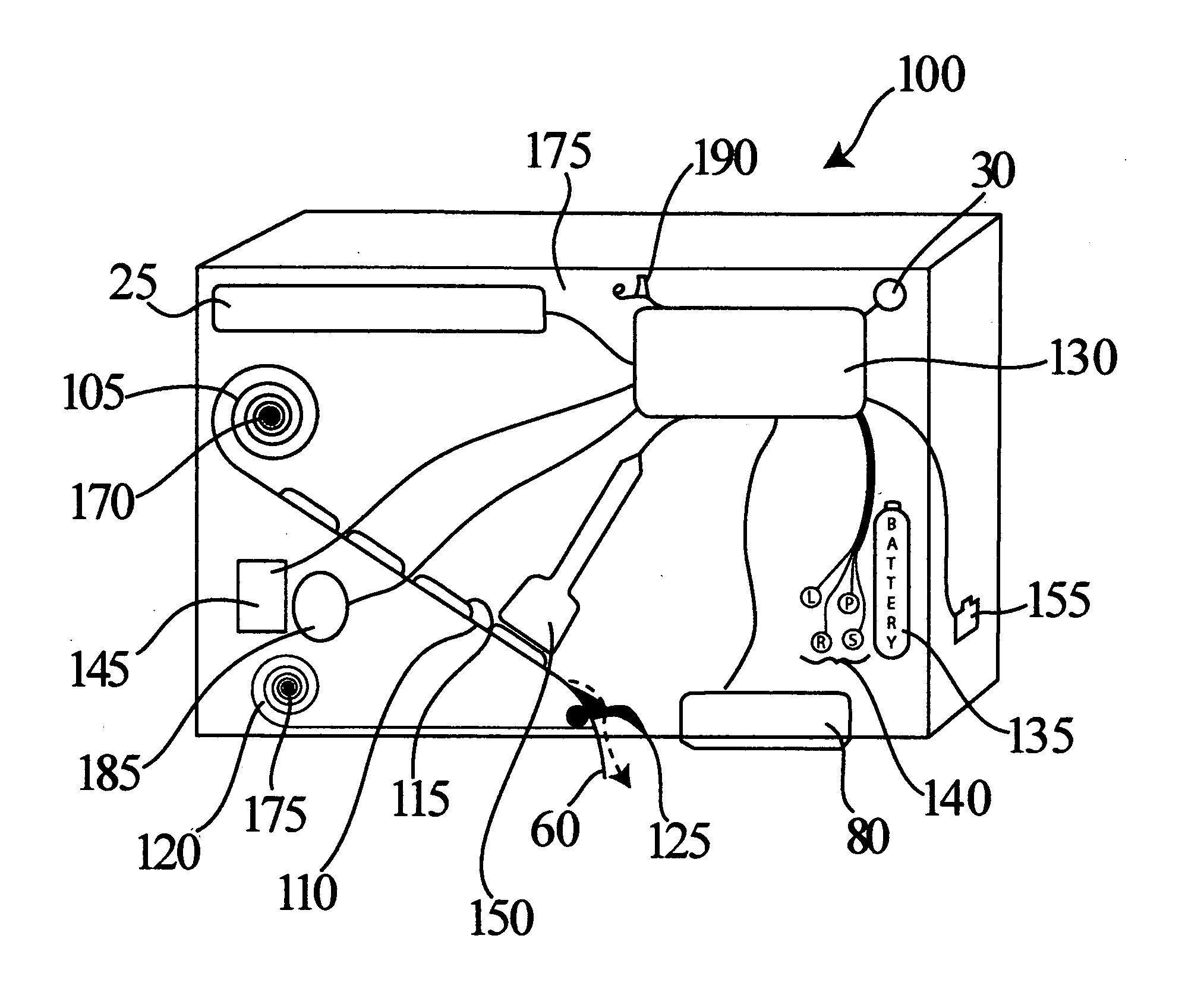 Label producing message center and personal shopping device