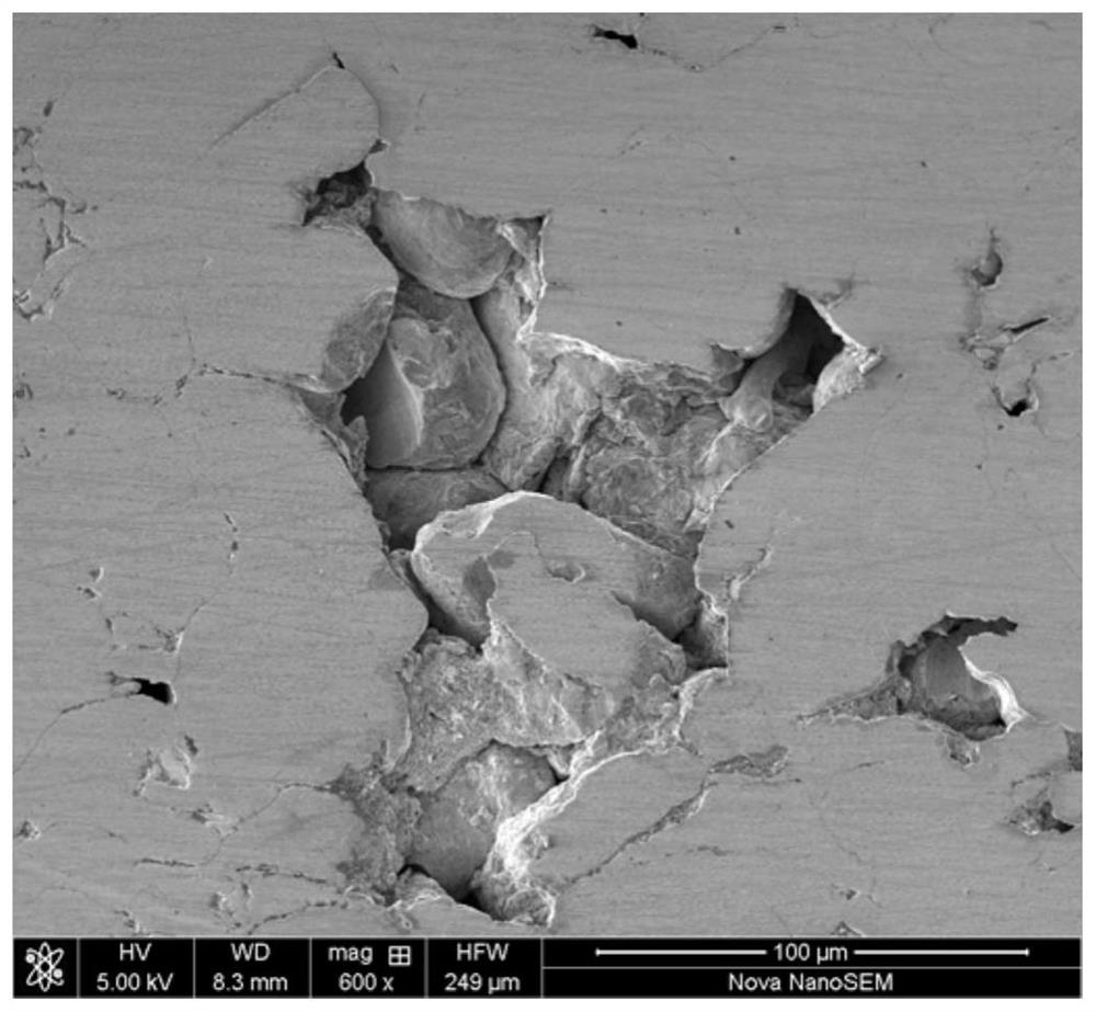 Gradient porosity porous metal material and preparation method thereof