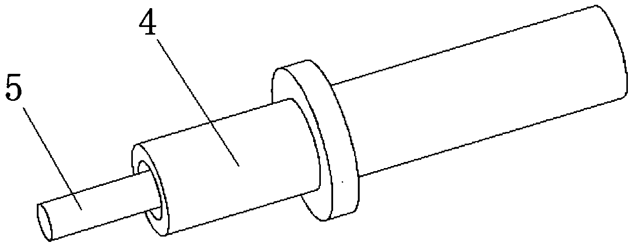 Paint spraying device for pump component machining